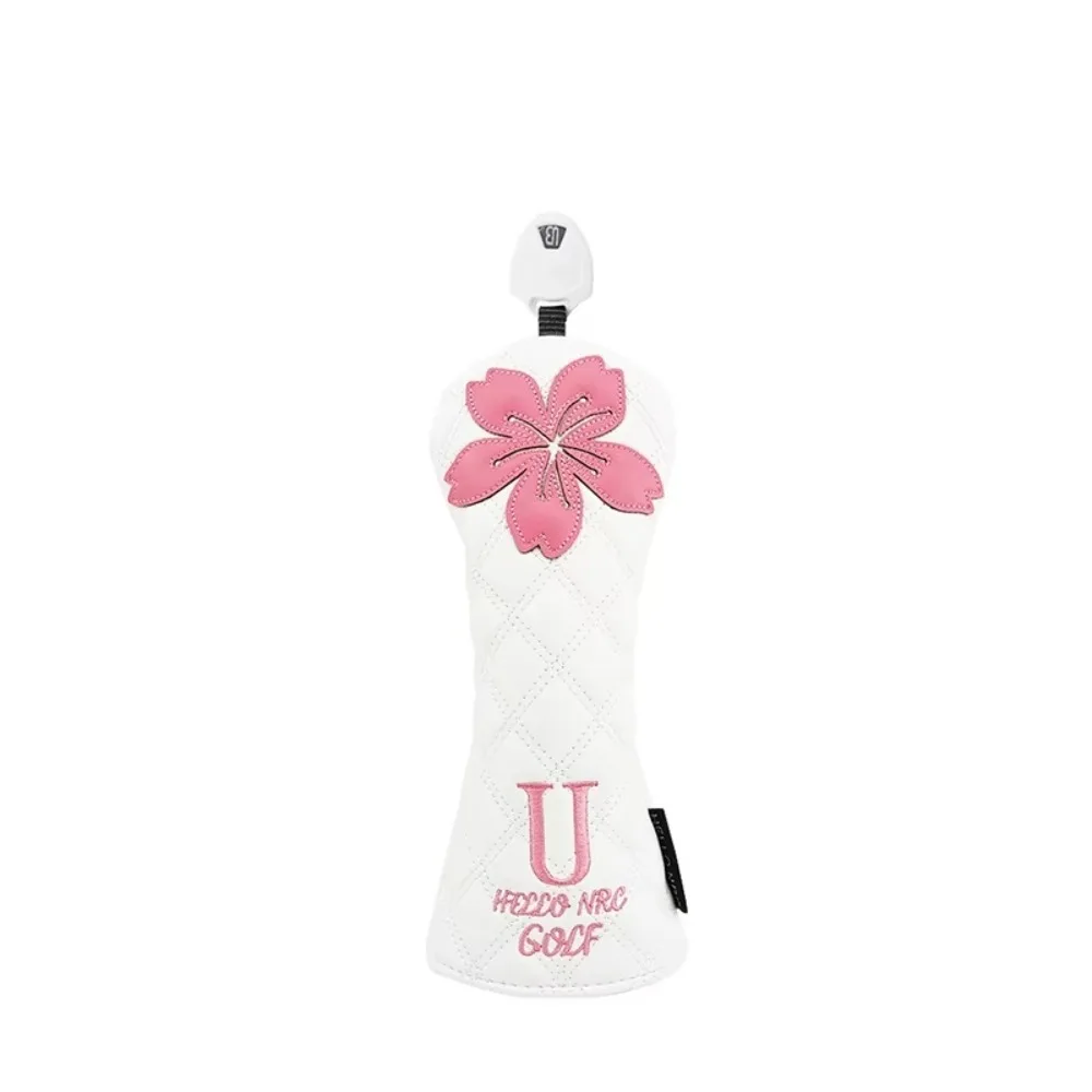 

Sakura Pattern Golf Head Cover Soft And Durable PU Leather Golf Club Protector Protective Cover Waterproof Wood Headcover