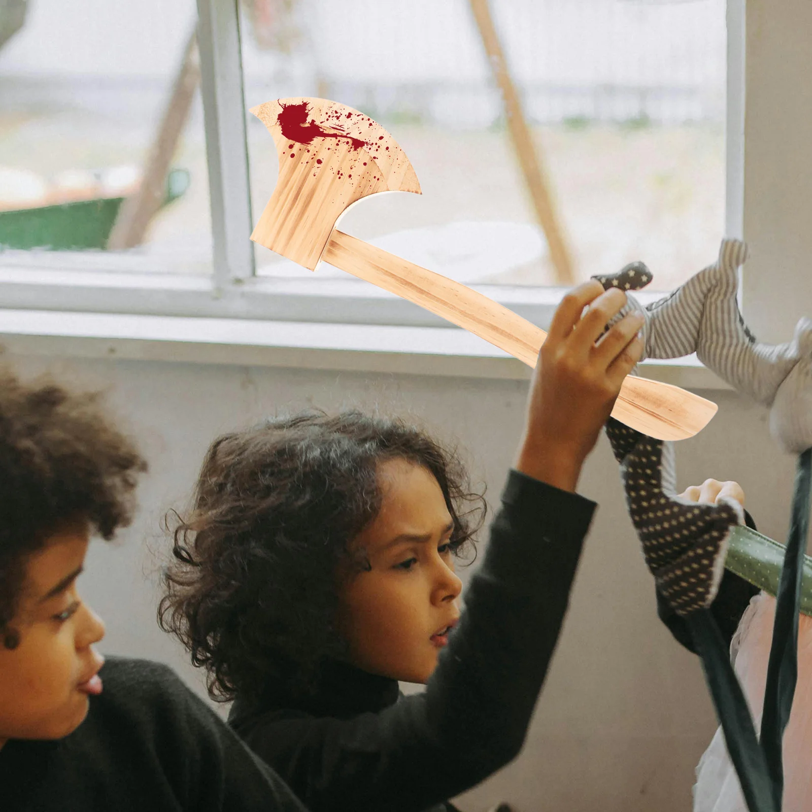 3pcs Wooden Halloween Prank Retro Lifelike Props For Haunted House Decor Party Cosplay Decoration Halloween Accessories