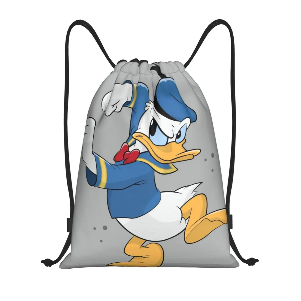 

Donald Duck Drawstring bag Storage Portable Handbags Grocery Shopping Shoulder bags foldable Travel Bag