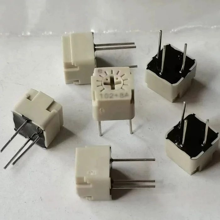 20 piezas FT-63EP importadas de Japón Cobo COPAL resistencia ajustable de precisión 1K potenciómetro recortador 102 pines