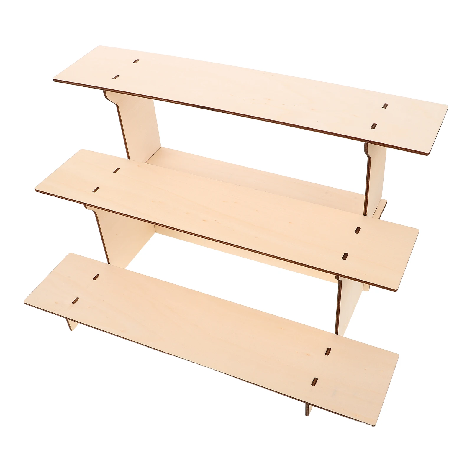 

Wooden Display Stand Earring Card Jewelry Rack Bracelet Stand Wood Display Earring Holder Necklace Storage Tabletop