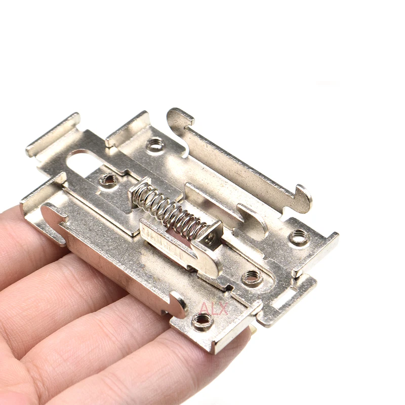 Single Phase SSR 40DA 25DA AA DD 35MM DIN rail fixed Solid State Relay clip clamp R99-12 Relays mounting bracket buckle