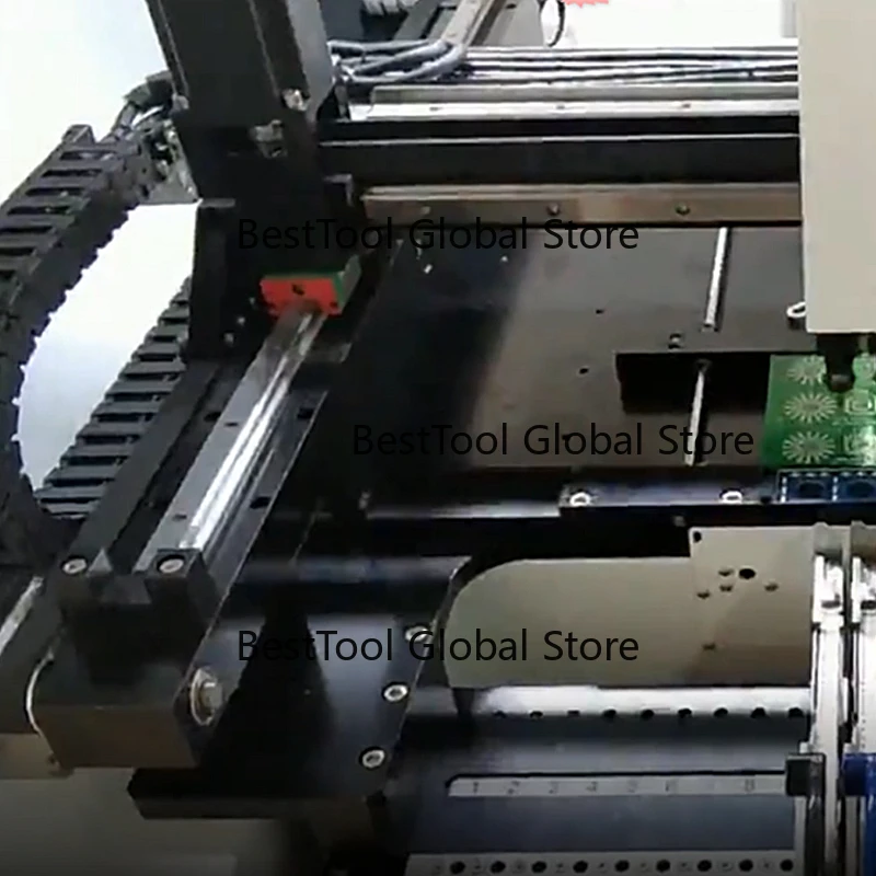 Full Automatic 4 Headed Pick Place Machine TVM925 2 Cameras Visual System Solder Paste Mixer And Solder Paste Printer