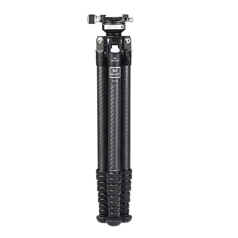 

Marsace CT-15 Professional Portable Tripod Kit for DSLR/Mirrorless Cameras & Live Streaming & Travel Tripod Ball Head With DP-50