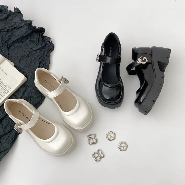 

Женские туфли на каблуке, повседневные кроссовки, на платформе, с круглым носком, оксфорды, модная обувь в британском стиле, большие размеры