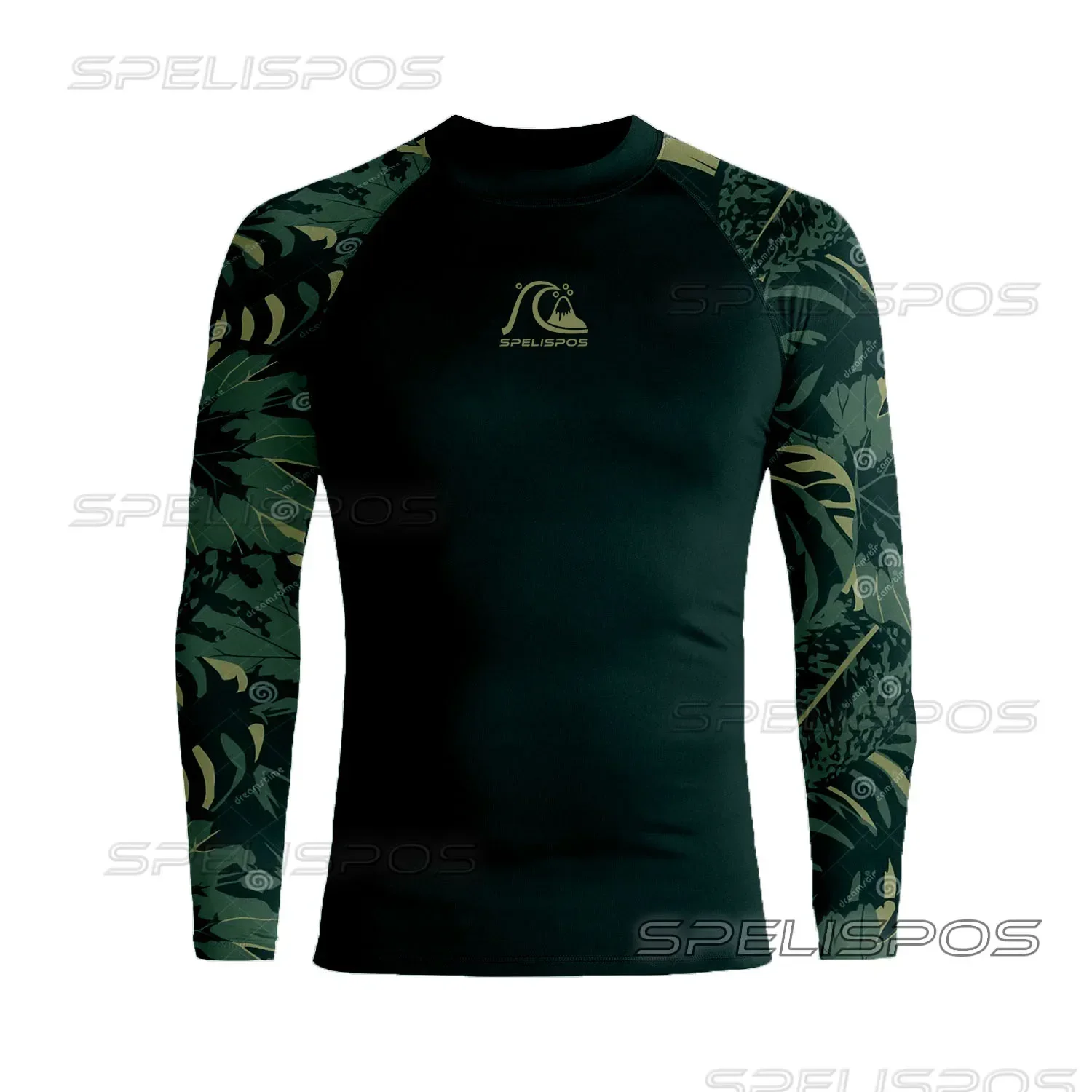 Heren Surfshirt Met Lange Mouwen Rashguard Uv Zonwering Basic Surfpak Badkleding Upf 50 + Duikgymkleding