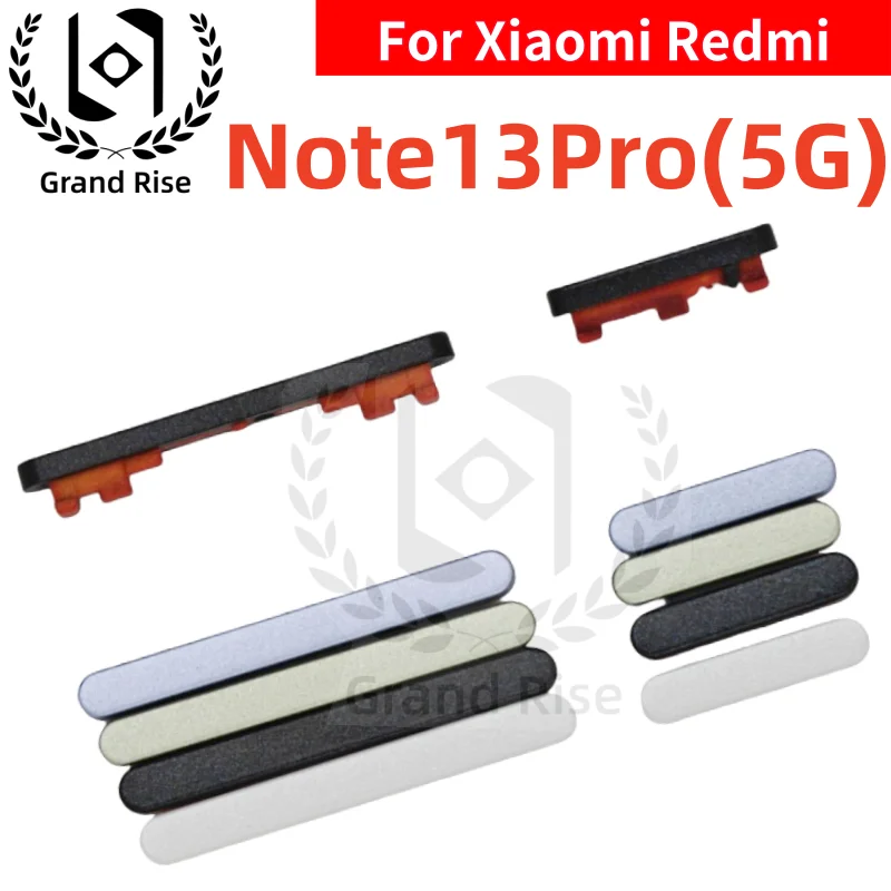 

1 комплект, новая боковая кнопка регулировки громкости телефона для Xiaomi Redmi Note13Pro (5G), внешняя кнопка громкости + включение и выключение питания