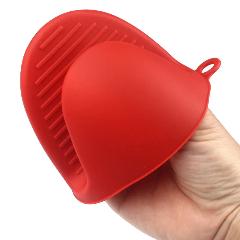Oven Mitts Silicone Heat Resistant Pinch Mitts Anti Scalding Non Slip Gloves Clips Pot Holder Cooking Baking Oven Mitts image 2