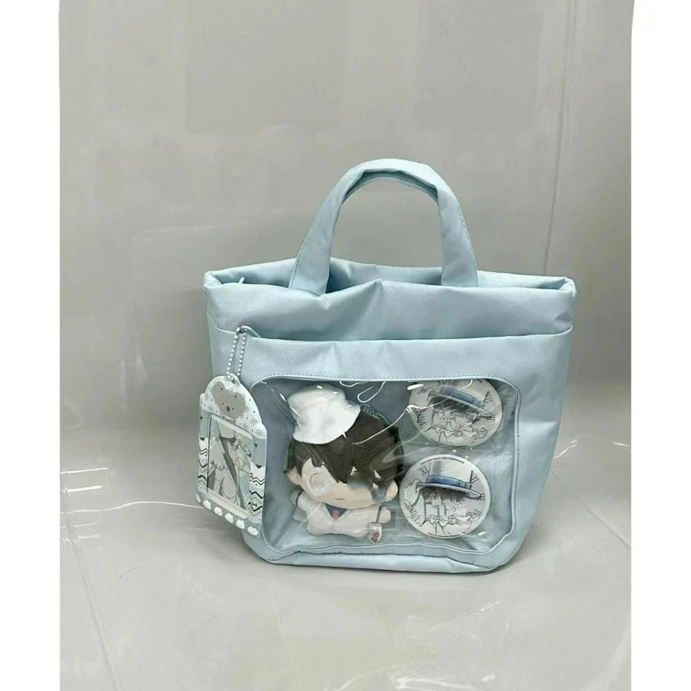 

New Sweet and Cute Handbag Y2K Ulzzang Ita Bag Dolls Bag Transparent Japanese Women's Shoulder Bag Large Capacity Crossbody Bag