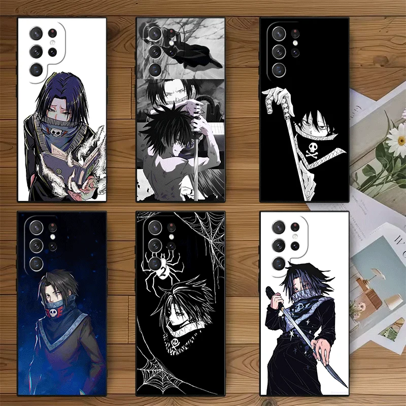 Чехол для телефона Hunter X-Hunters Feitan Portor Soft для Samsung Galaxy S23 S24 S25 S26 Ultra S22 Plus S21 FE S20 + S25 Edge, черный