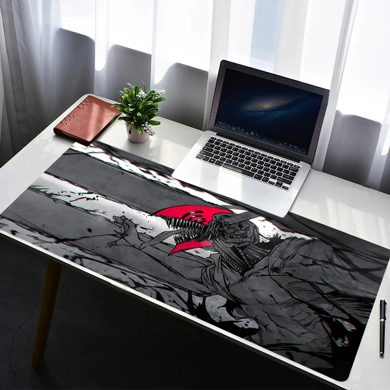Mouse Pad Laptop Rubber Extended Desktop Mat Computer Gamer HD Mousepad PC C-chainsaw Man Denji Gaming Accessories Keyboard Pad