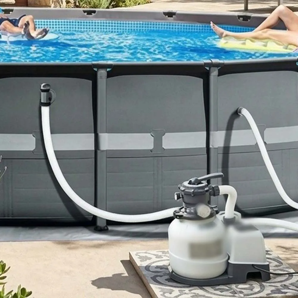 11763 Pool-Sandfilterpumpenschlauch für Intex, Verbindungsschlauch für 10-Zoll-Sandfilterpumpen und passend für Intex=Filter, weiß – Detail 5