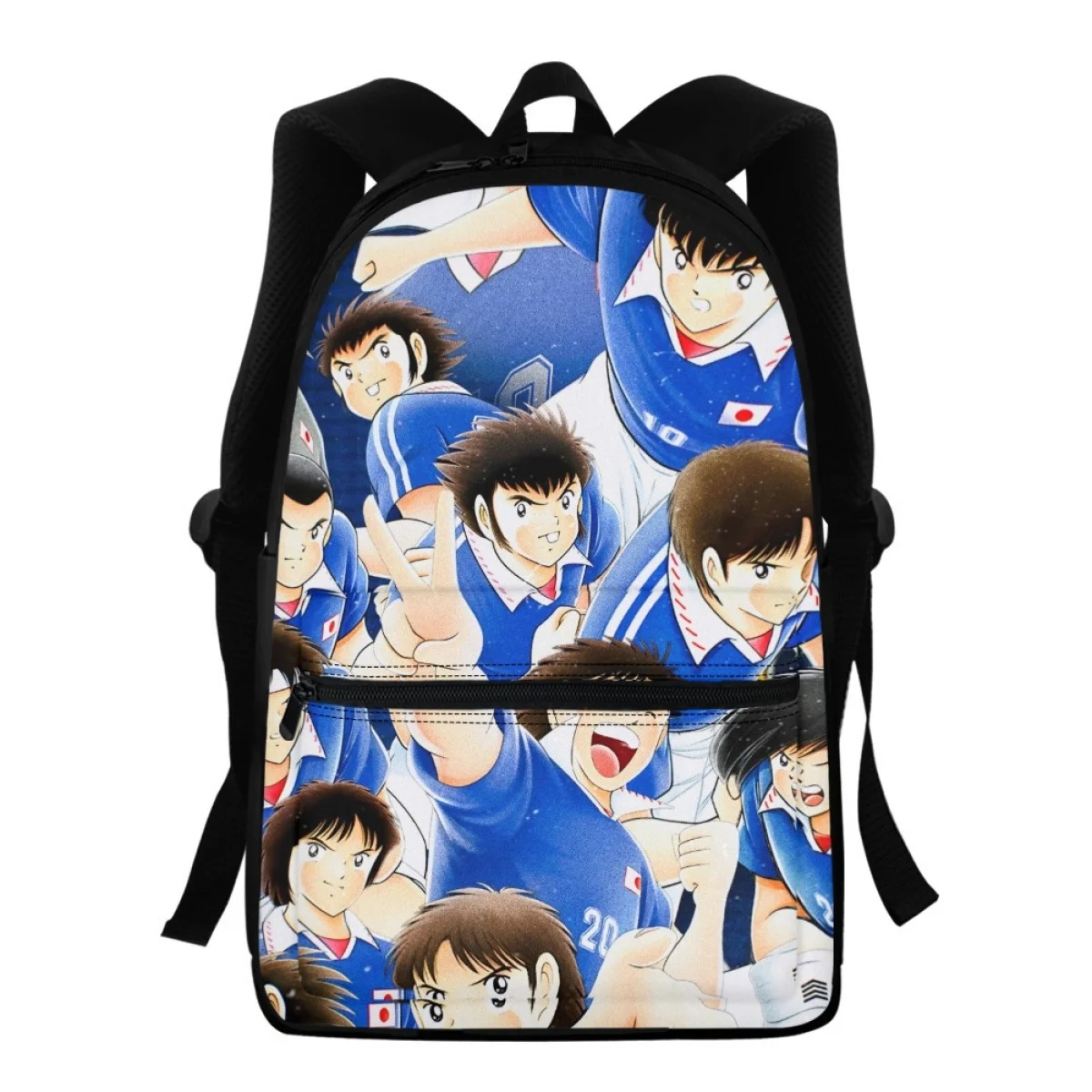 FORUDESIGNS School Backpacks Student Captain Tsubasa Designs Schoolbags Lightweight Handy for Class Bookbags Organize Textbooks