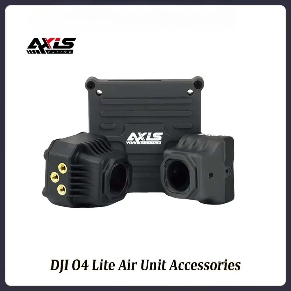 Axisflying O4 Lite Air Unit Case with Lens Heat Dissipation Aluminum Parts for DJI O4 FPV Drone Image Transmission Accessories