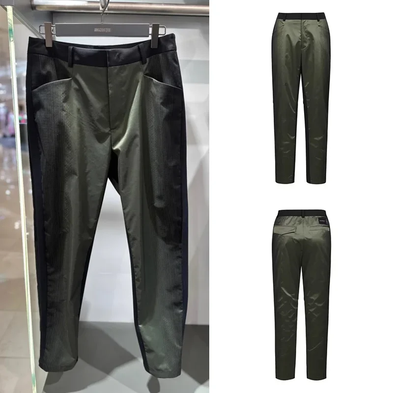 2025 Brand Golf Pants New Men's Autumn Spring Chic Printed Gradient Pants Look Slim And Casual