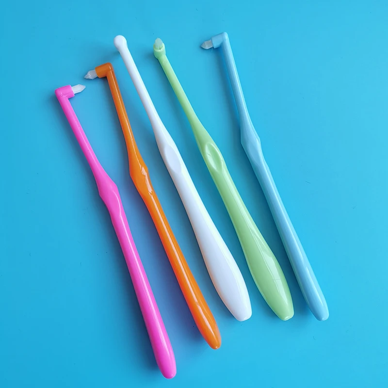 Orthodontic Toothbrush, Single-Beam Brush, Small Pointed Toothbrush, Orthodontic Braces, Special Soft Hair Cleaning Gap Brush