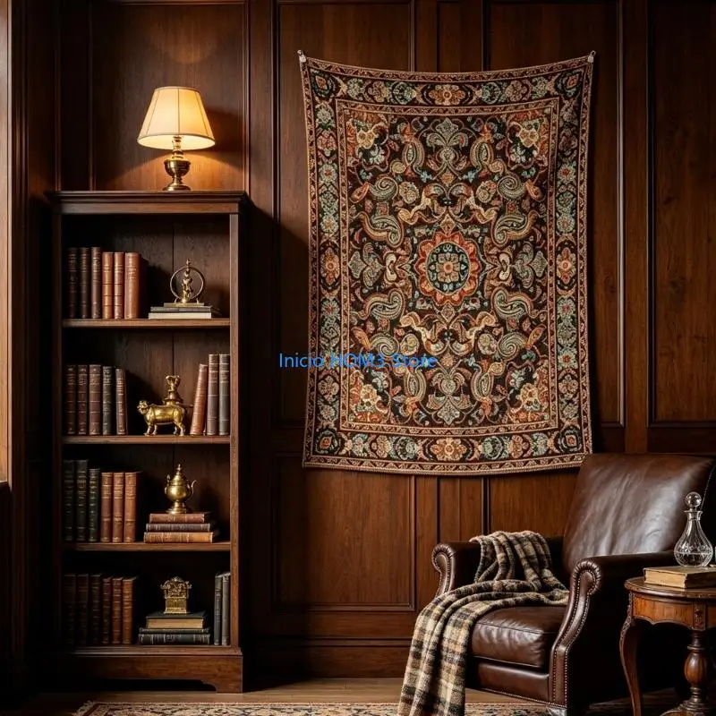 A5YD 24 Pieces Metal Plastic Wall Mount Hooks Tapestry Hangers For Rugs Curtains