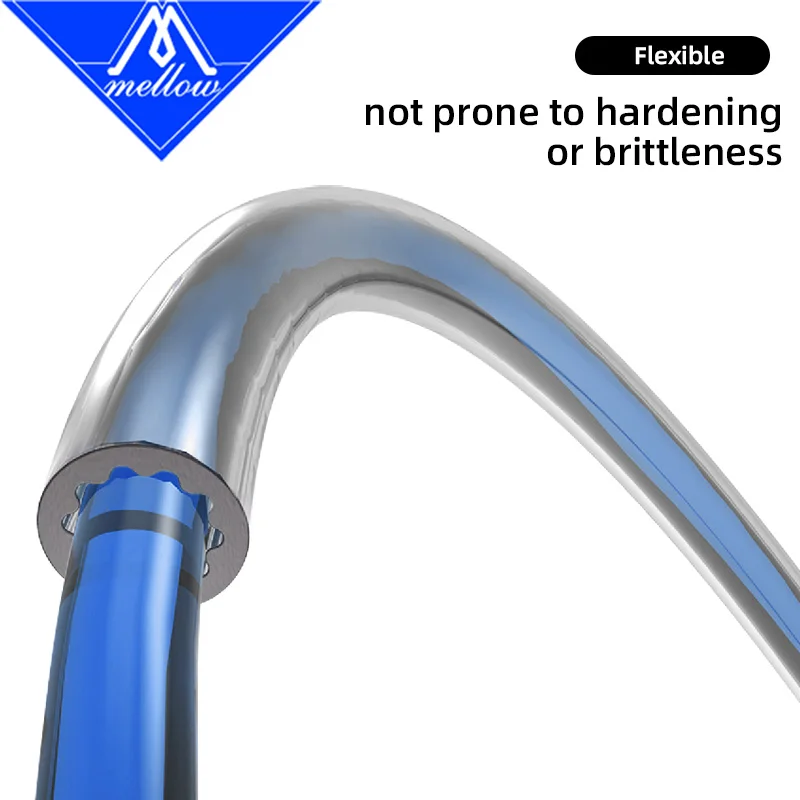 يانع نجمة على شكل المواد اليابانية أنبوب PTFE 4 مللي متر OD تفلونتو تدفق فائق النعومة لتقوم بها بنفسك طابعة ثلاثية الأبعاد لمختبر بامبو AMS Creality #4