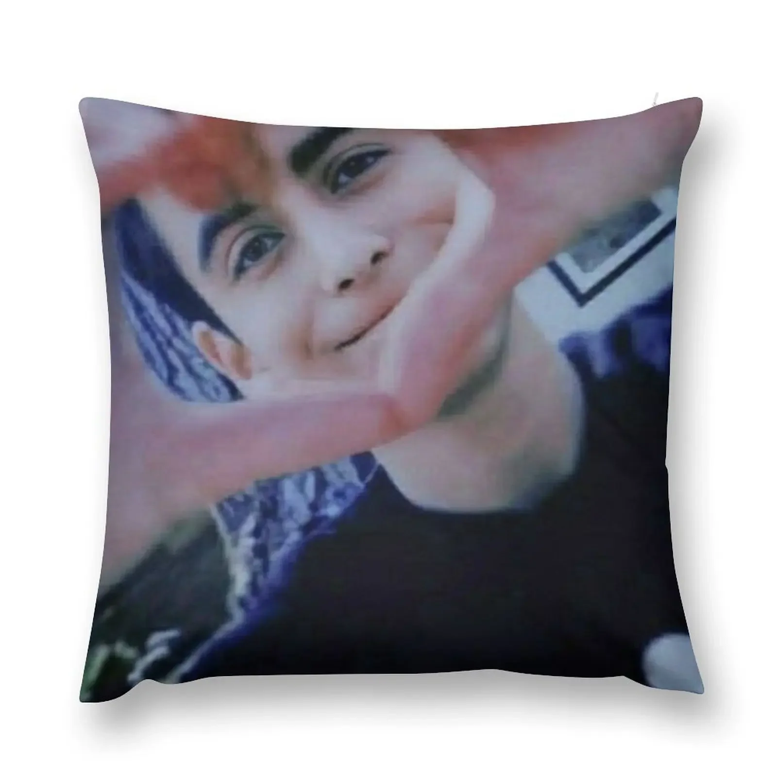 

Aidan Gallagher heart hands Throw Pillow Cusions Cover Decorative Cushion Cover pillow