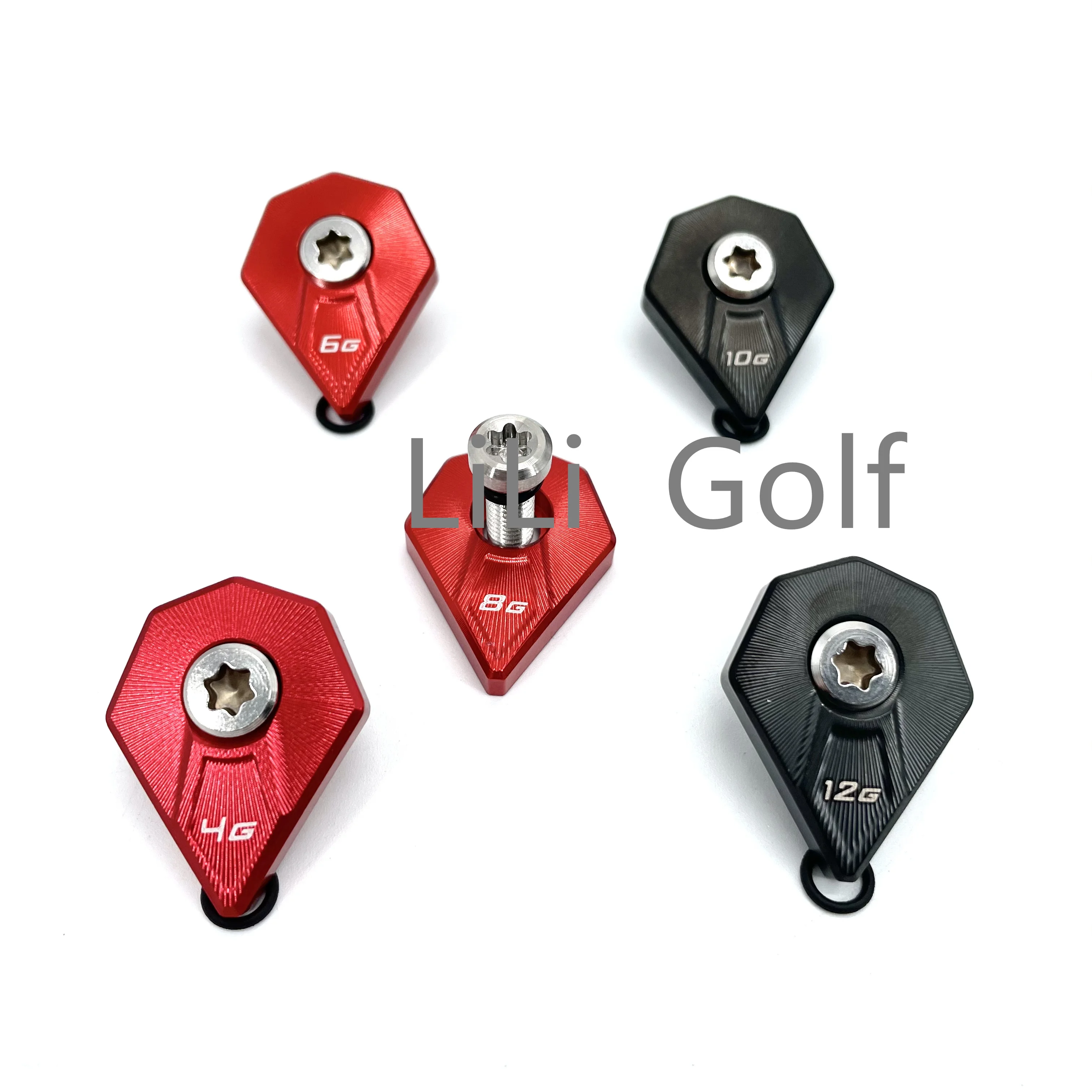 Golf weight set practice screw kit fit for F9 Driver counter weights 4g/6g/8g/10g/12g/14g/16g Club Head Accessories