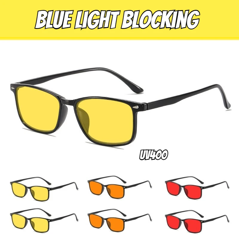 

Men's Classic Square Frame Ordinary Computer Glasses Neutral New Fashion High-definition Anti-blue Light Glasses UV400 Glasses