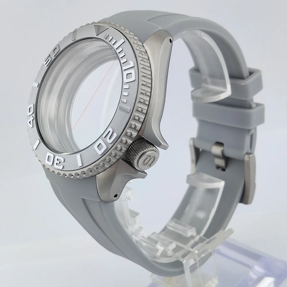 

Корпус 40 мм Корпус NH35 SKX007 с винтовой короной, инкрустированный Skx007, водонепроницаемый корпус из нержавеющей стали с сапфировым стеклом, подходит для механизма NH35/36