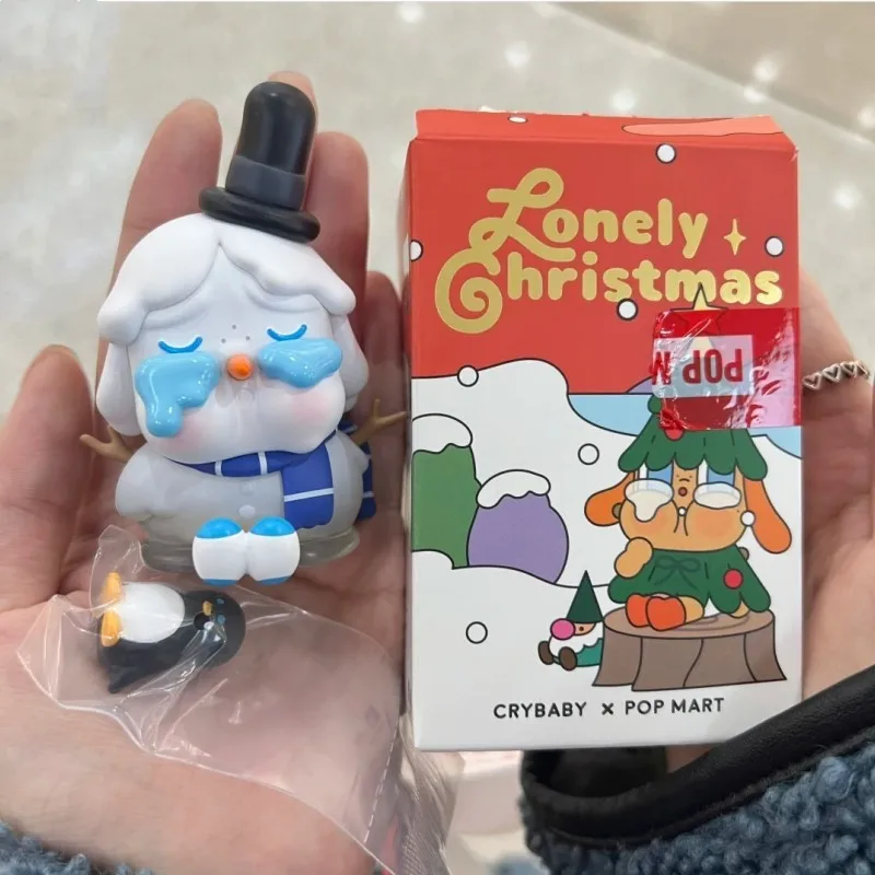 Crybaby Blind Box Anime Figure Surprise Guess Bag PVC Model Toy Trendy Doll for Children Gift Lonely Christmas Series Garage Kit