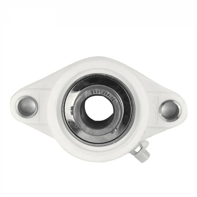 1PCS SUCFLPL204 Rhombus Plastic Insert Ball Bearing Waterproof, Corrosion and Dust Proof PBT Material + Stainless Steel Bearing