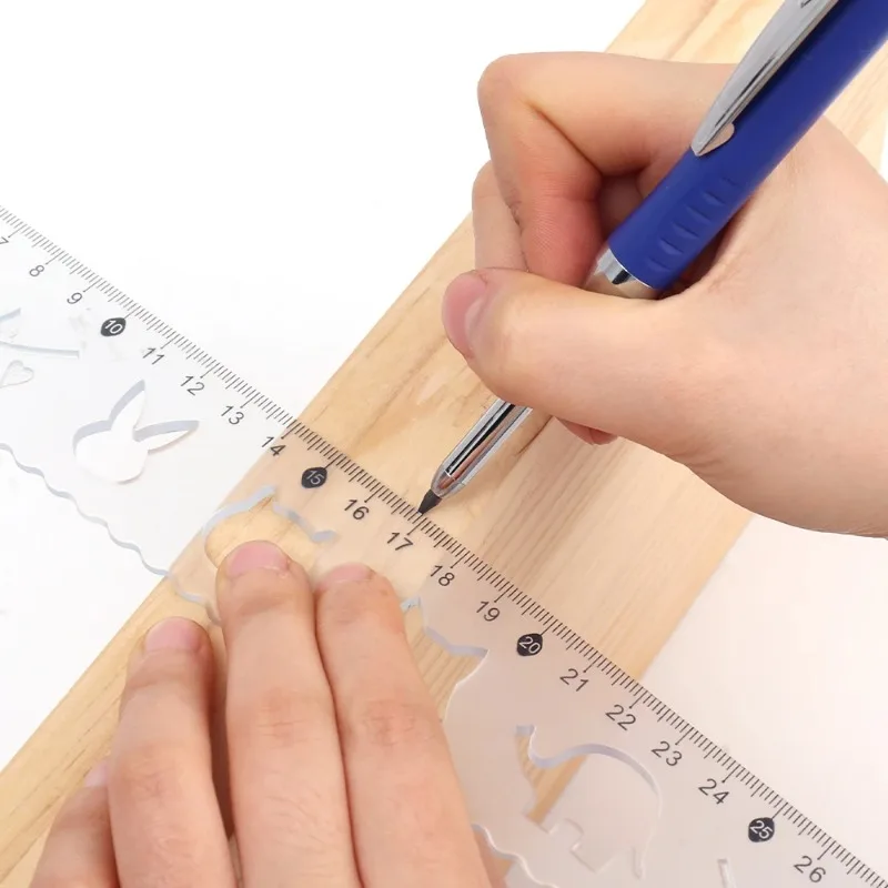 2 in1 massiver Zimmermanns stift mit Nachfüllung 2,8mm Blei fester Tieflochdruck-Bleistift marker für die Holz bearbeitung