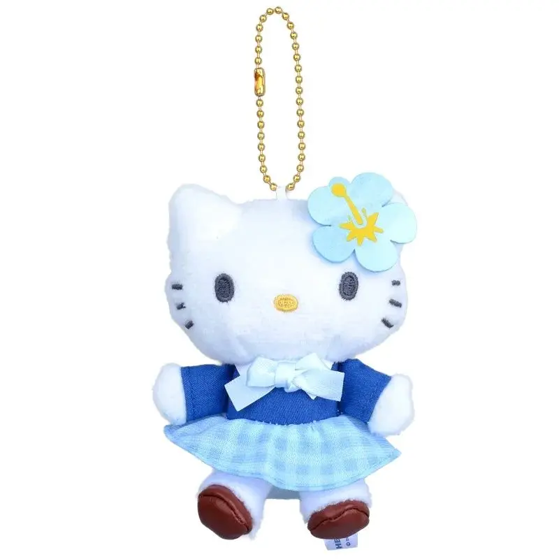 Simpatico uniforme scolastica giapponese Sanrio carbone cenere gatto peluche bambola ciondolo portachiavi ciondolo ragazza cuore regalo regalo di compleanno