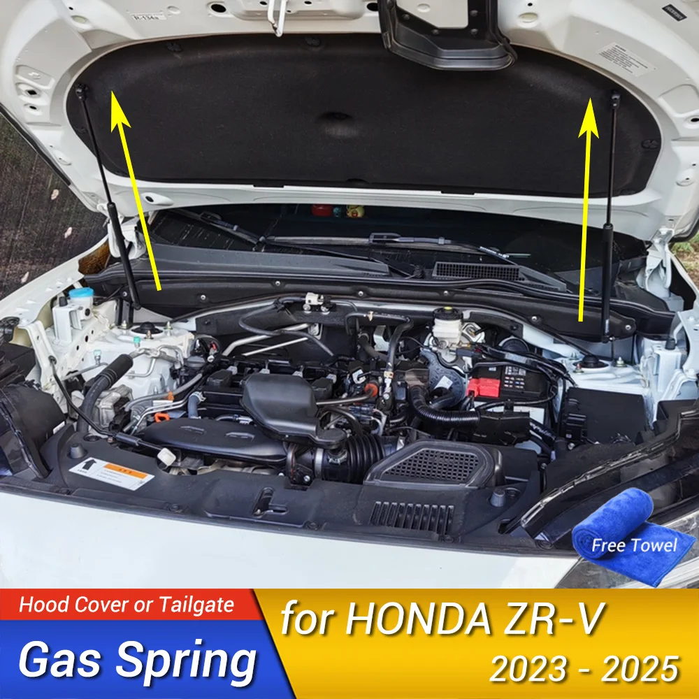For Honda ZR-V 2022 2023 2024 2025 Car-Styling Refit Bonnet Hood Gas Shock Lift Strut Bars Support Rod Accessories