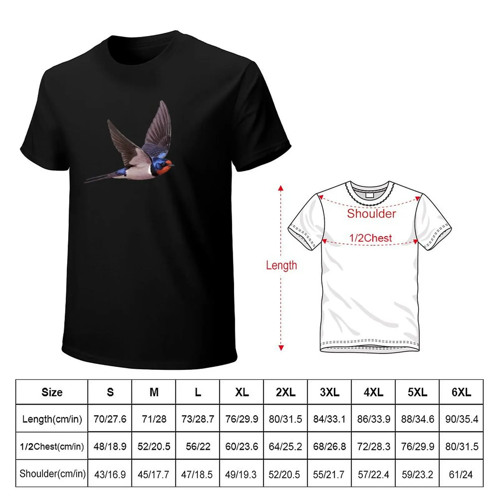 Barn Swallow T-Shirt t shirt personalised T-Shirt