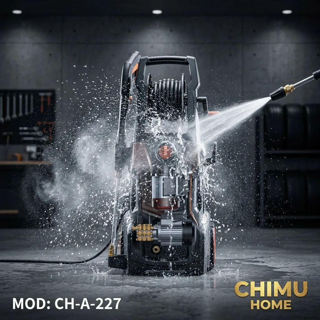 【CHIMU HOME】Pro High Pressure Car Washing Machine 1400W-2200W 220V Portable Water Sprayer for Car Garden Floor Cleaning