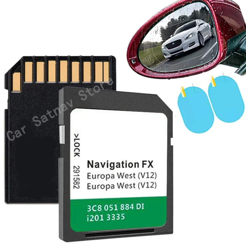 

2020-2021 UK EU for VW RNS 310 WEST Europe Navigation FX V12 Map SD Card GPS Accessories 8GB Navigation Sat Nav