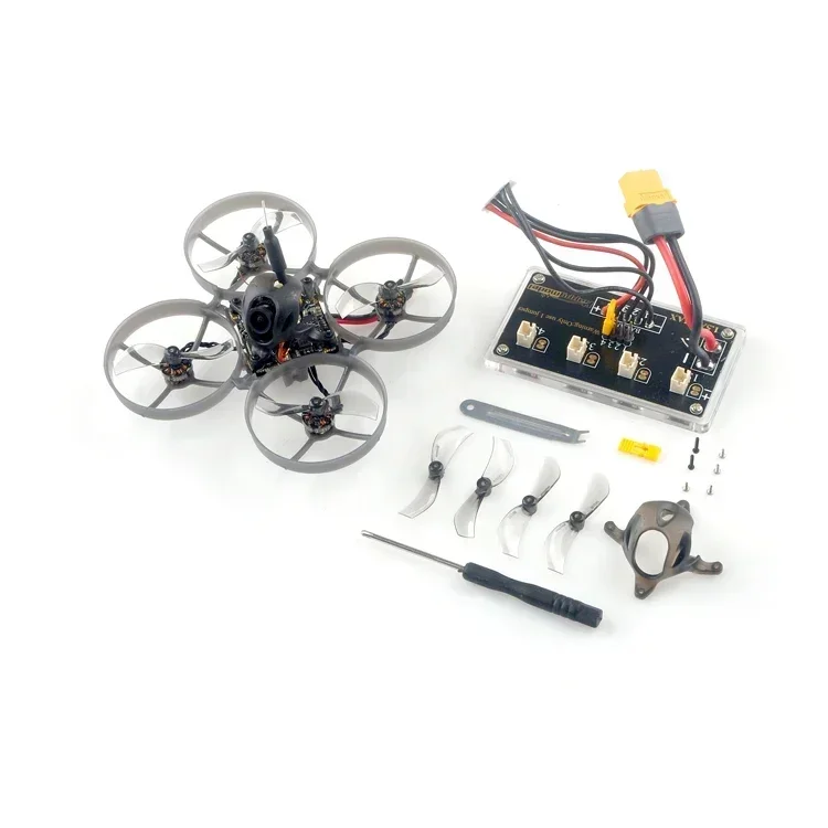 HappyModel Mobula7 1S 75mm Micro Whoop Quad X12 5in1 AIO Flight Controller 400mW Caddx Ant RS0802 KV20000 ELRS 2.4G V3