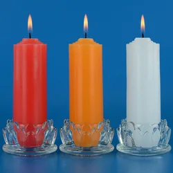 Household Power Outage Lighting Candles For Buddha Wax, Smokeless, Odorless, Red, White, Yellow, Bold Cylindrical Candles