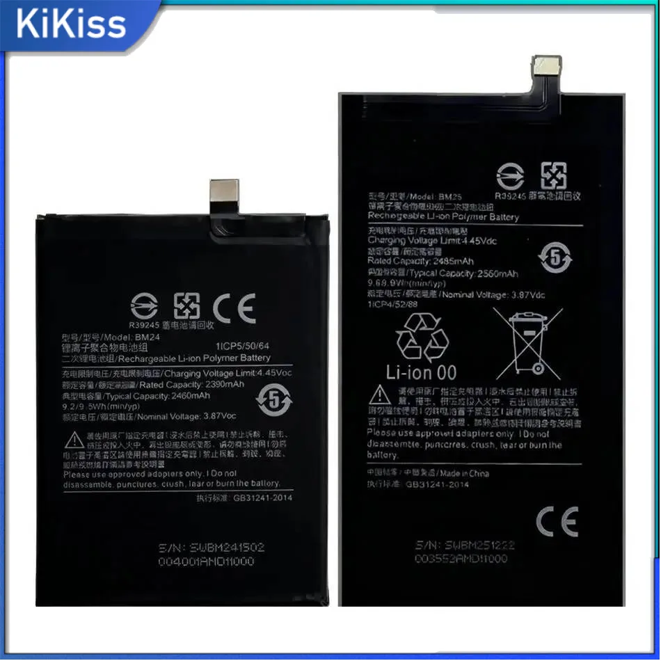 

For Xiaomi MI Mix Fold 1 1St M2011J18C Mobile Phone Battery 2460Mah 2560Mah Reliable Power Supply BM25+BM24