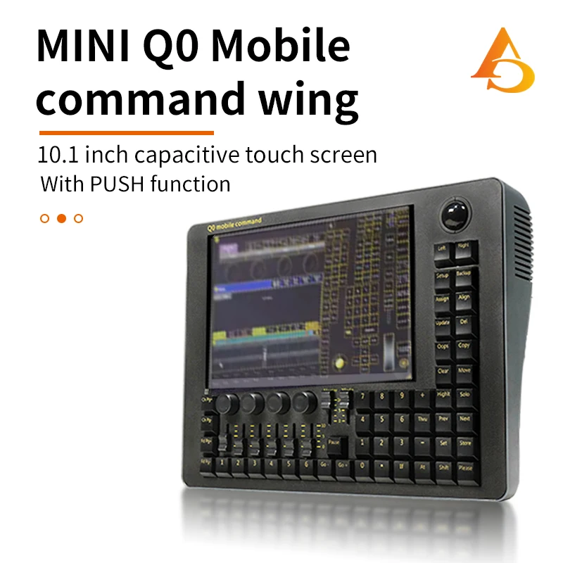aicpose Q0 Mobile Wing Controller For Stage Lighting DMX Console A2 Version Battery Carry Bag Dj Disco Lighting Controller Devic