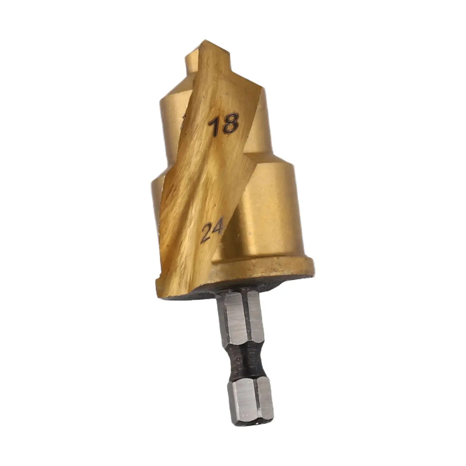 Hexagonal Shank HSS Drill Bit Secure Fit Sturdy Construction Use Efficient Plumbing Tool Efficient Plumbing Tool Center Punch