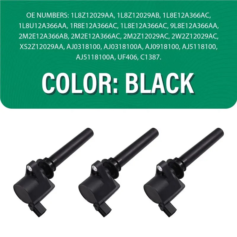 

AT92-6Pcs Ignition Coils For Ford Maverick 2.0 3.0 2001- Escape Mazda 6 Tribute MPV II Mercury Mariner 1L8Z12029AA