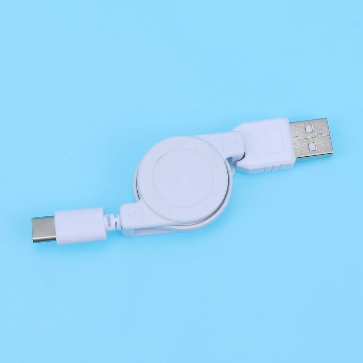 

Retractable Usb 3.1 Type-C Fast Charging Data Sync Cord Portable For Phone White Travel Home Office Car Use Usb Charging