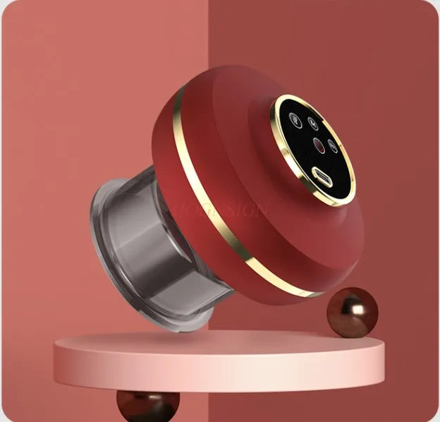 مدلك علاج الحجامة الذكي 12 في 1 مع كوبين، مجموعة علاج الحجامة الديناميكية، أداة تدليك السيلوليت غوا شا #3