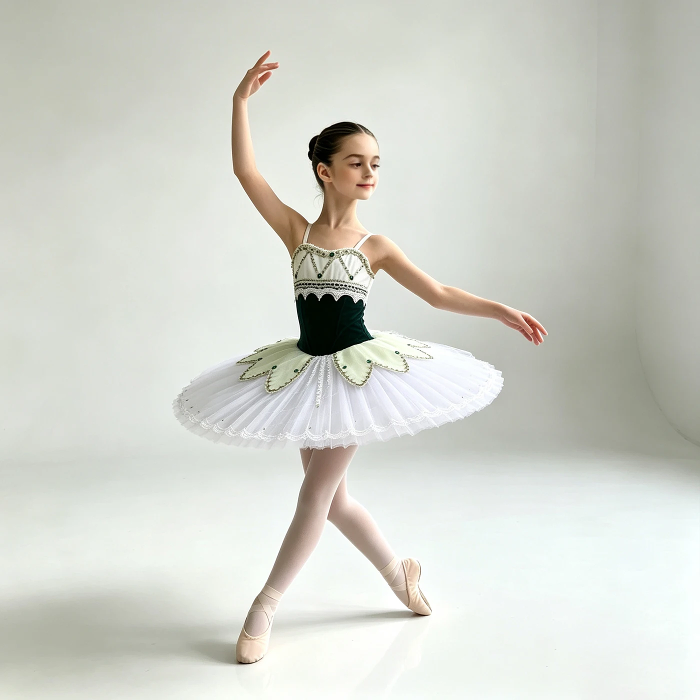 girls-dark-green-velvet-ballet-tutu-dress-kids-professional-ballerina-competition-costume-luxury-rhinestone-lace-tulle-puffy