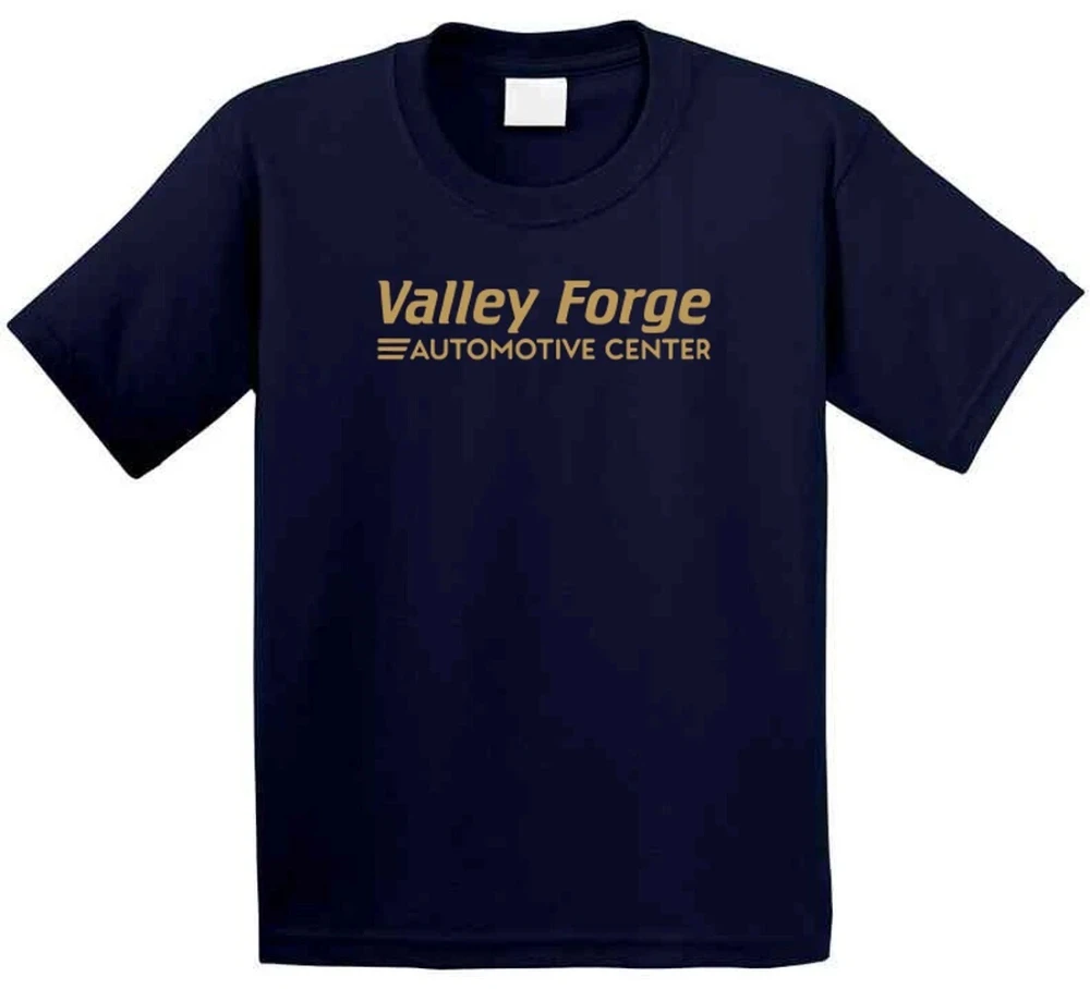 Valley Forge Automotive Center Tires TV-Serien-Fan-Grafik Kurzarm-T-Shirts für Herren und Damen, Schwarz, Casual, Rundhals-T-Shirt – Detail 7