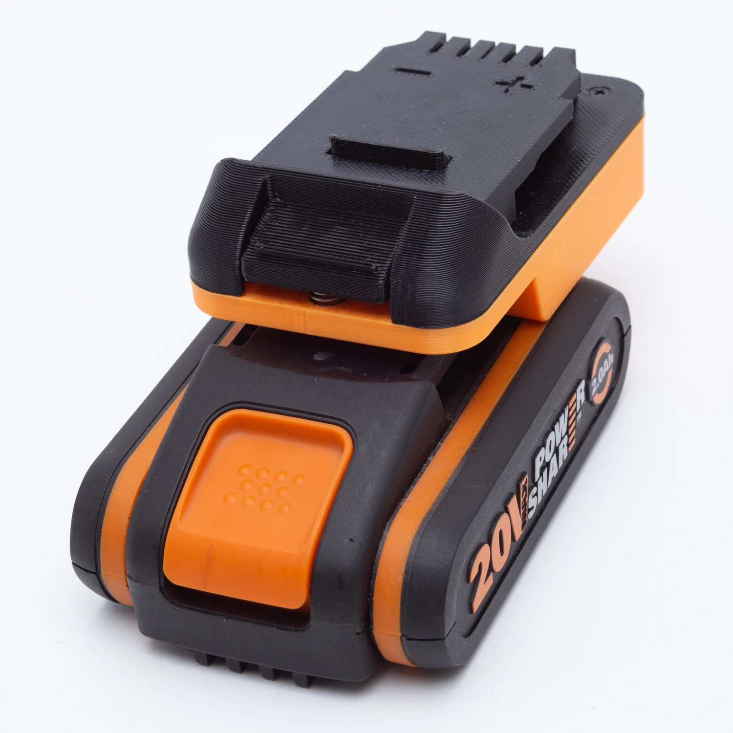 Imagem -02 - Bateria Conversor Adaptador para Worx 4pin 18v Bateria de Lítio para Dewalt 18v Acessórios Ferramenta Elétrica Apenas Adaptador