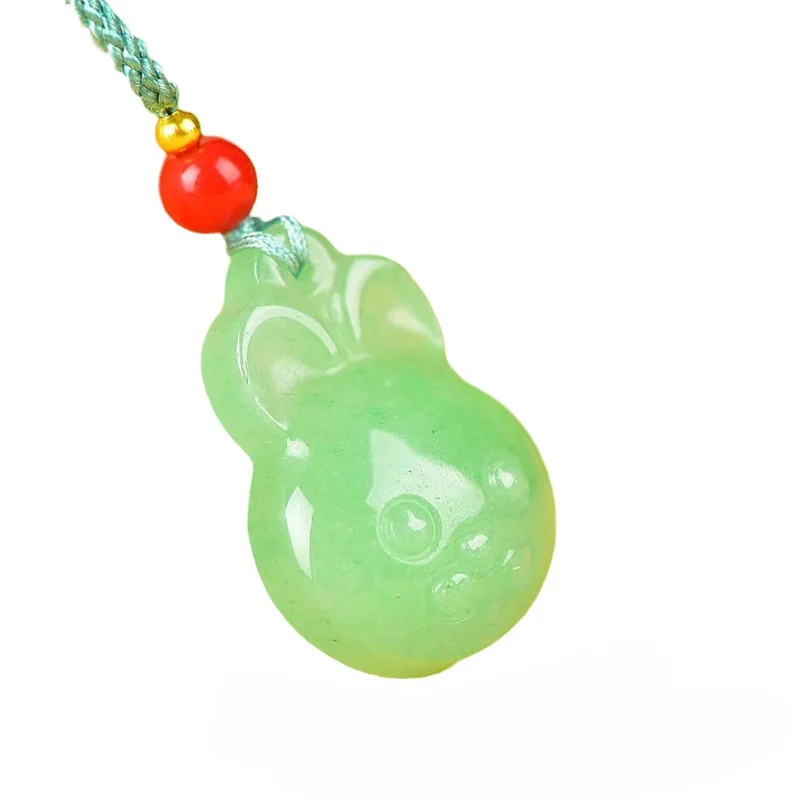 Dongling Jade Rabbit Pendant for Women Has A Bright Future and Is Cute and Versatile.