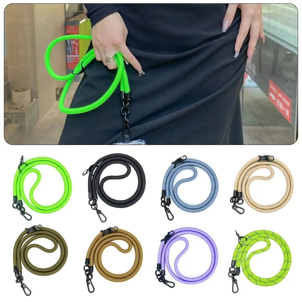 Cuerda colgante antipérdida ajustable con parche, correas para teléfono móvil, cuerdas para el cuello, cordones para teléfono