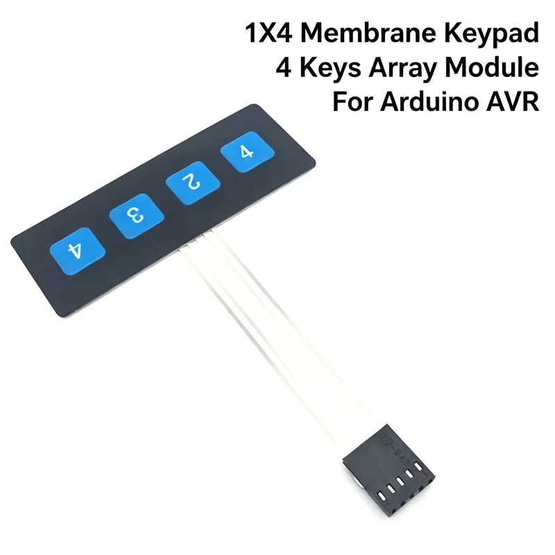 1X4 Matrix Keyboard For Arduino Array Module 16 Key Membrane Switch Expansion Keypad Panel 1*4 Control Microprocessor AVR