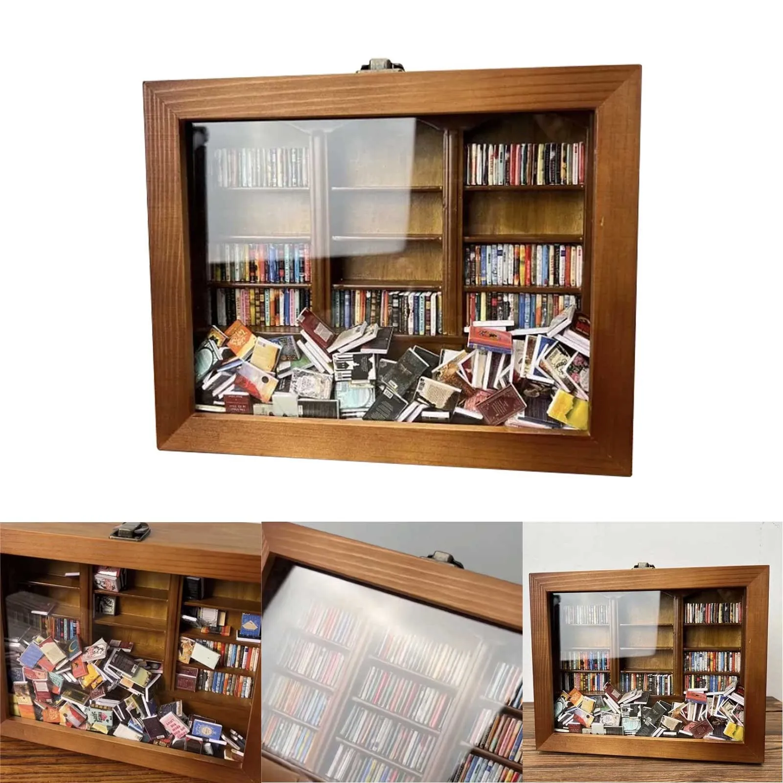 

Shake A Way Your Anxiety Shake A Way Your Anxiety Stress Reliever Miniature Book Mat Ch Boxes Display Case Hang Loose Ornament