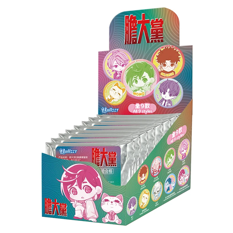 Original Nullset DANDADAN SD Series Badge Blind Bag Momo Okarun Animation Peripheral Acg Decoration Goods Collection Gift